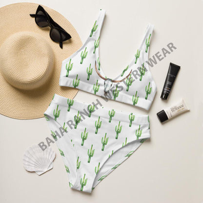 Yeehaw Desert Dweller Bull Skull Cactus Bikini