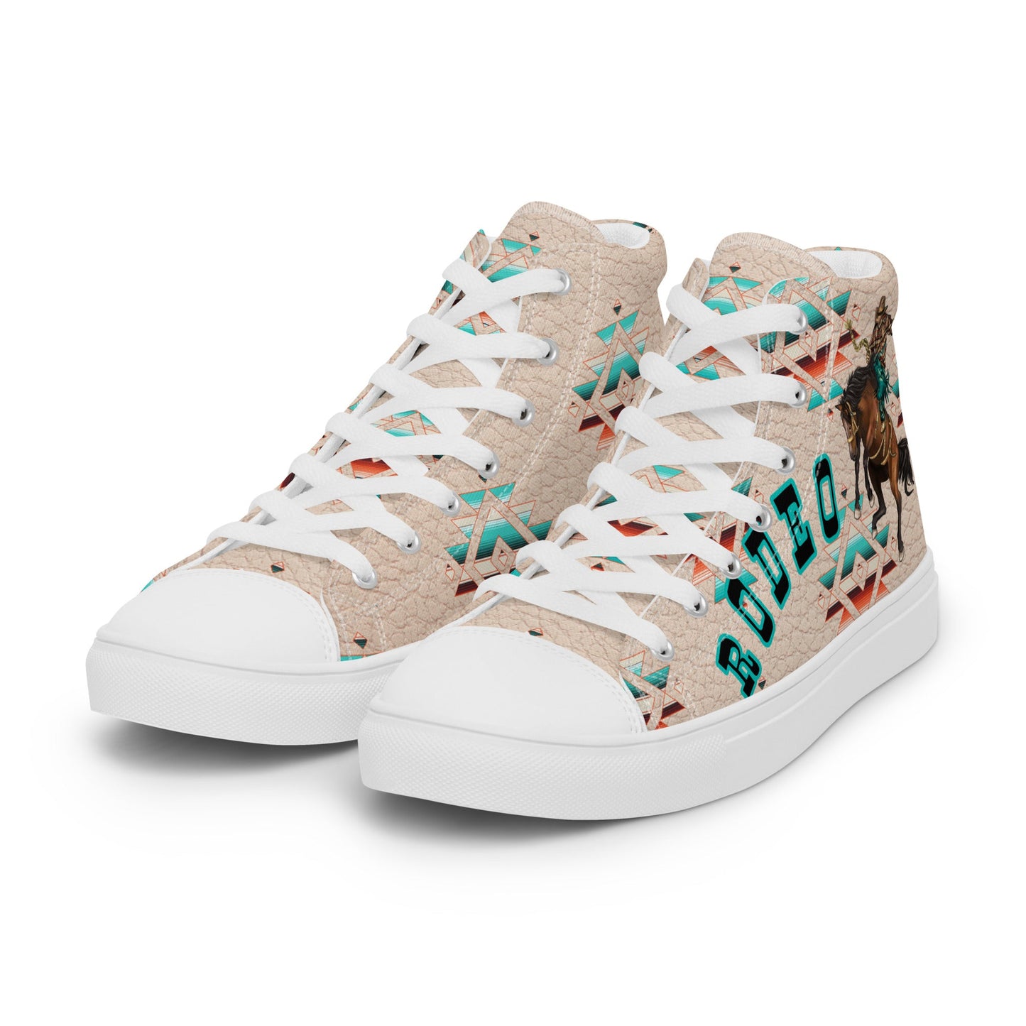 Rodeo Aztec Women__ high top canvas shoes