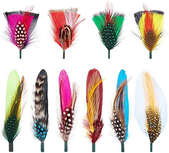 Natural Feather Packs Accessories for Hats