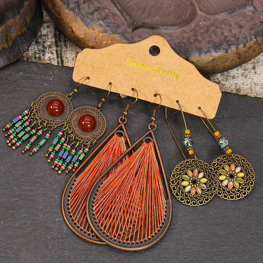 Women's Bohemian Teardrop Earrings