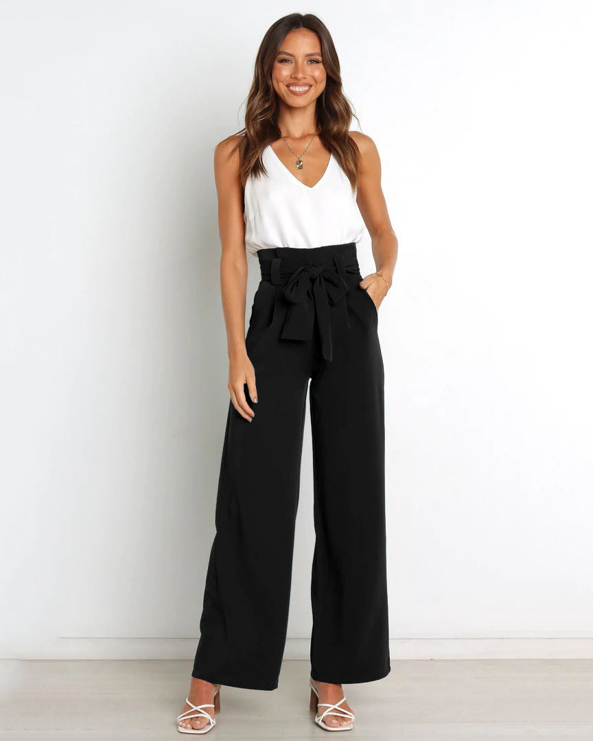 Casual Versatile Wide Leg Trousers