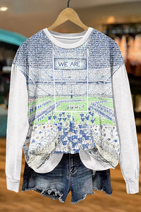 Unique Gameday Penn State Print Sweatshirt