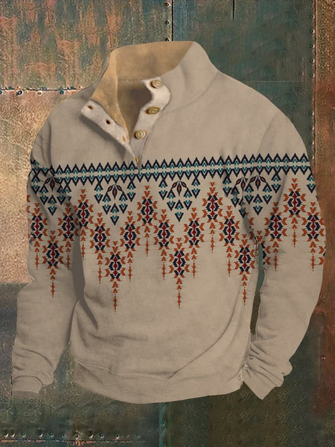 Men's Casual Bohemian Sweatshirt