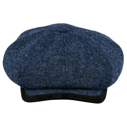 [NEW!]PEAKED CAPS Genuine Scottish Harris Tweed 8 Panels Man Cap Malone