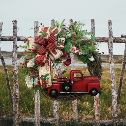 Red Truck Christmas Wreath