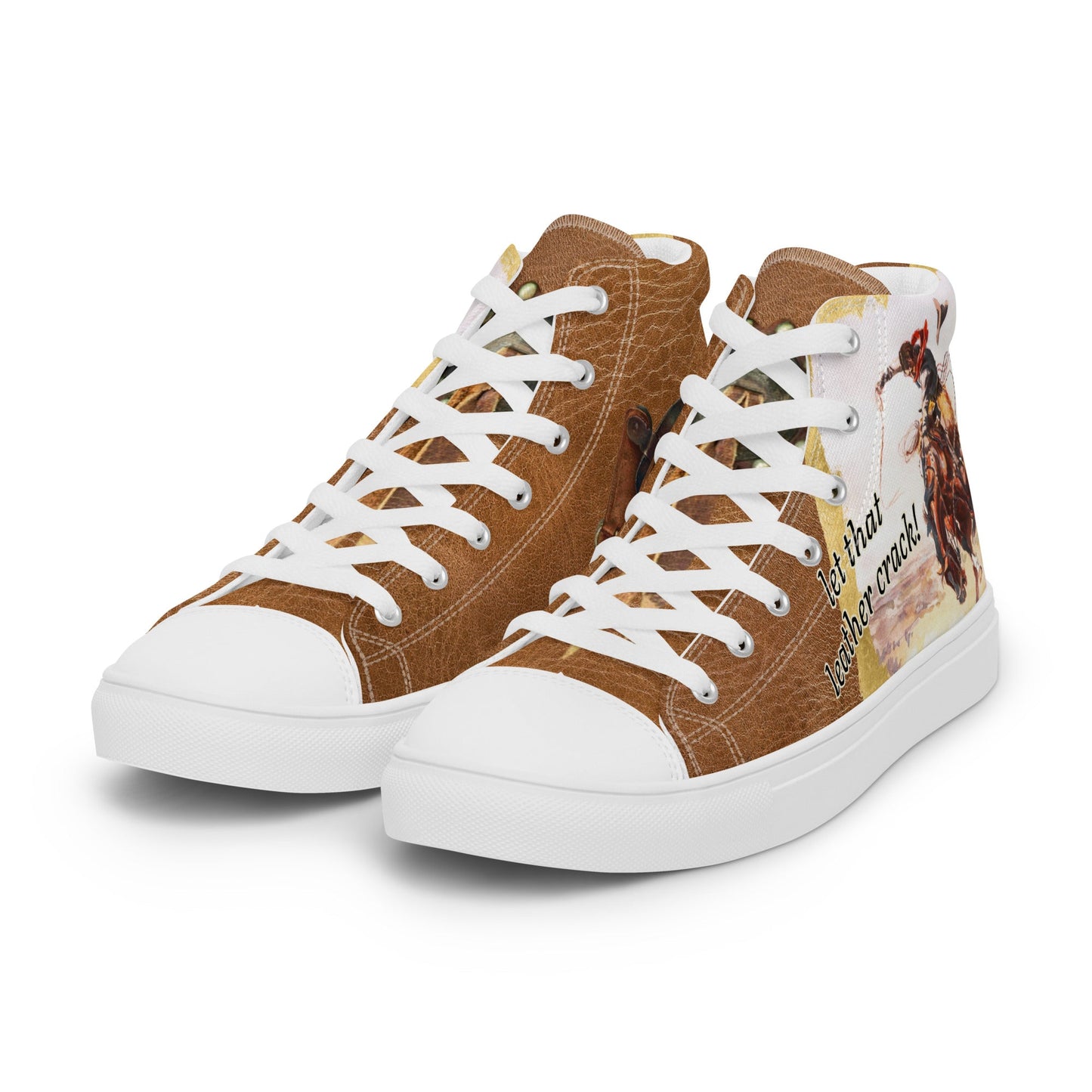 Let That Leather Crack Women__ high top canvas shoes