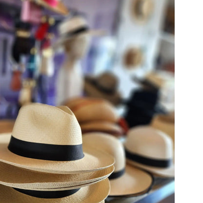 🔥[Time-limited sale]🔥 60% OFF! 🌿Can be rolls up for packing -Handmade Panama Hat-Safari