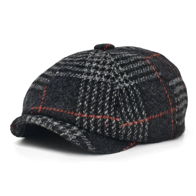 "Landek" Newsboy Wool Cap