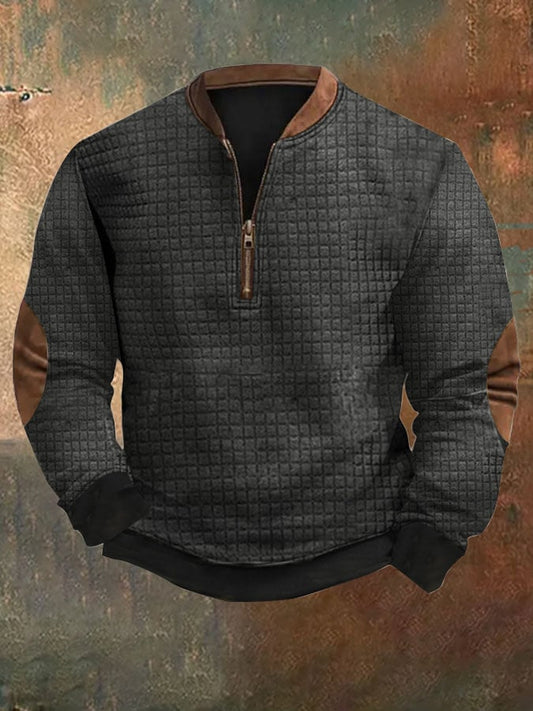 Men's Zipper Long Sleeve Sweatshirt