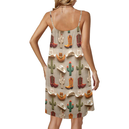 Cactus & Boots Summer Sundress