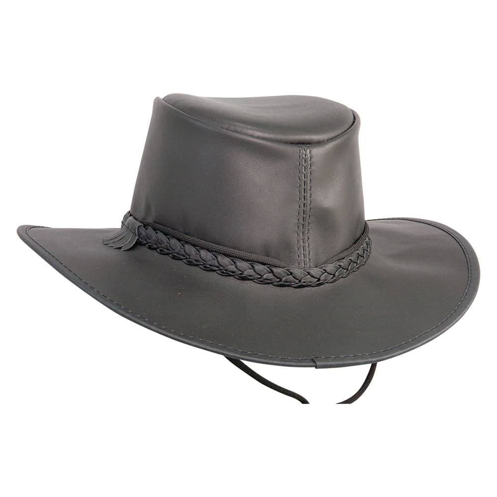 Crusher | Mens Crushable Leather Outback Hat