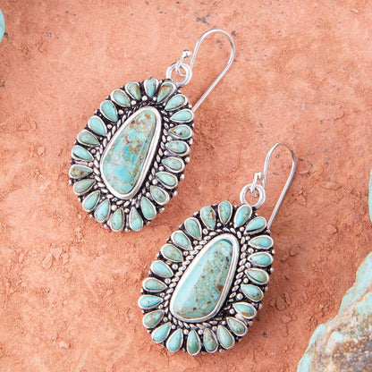 Sedona Turquoise and Sterling Silver Earrings