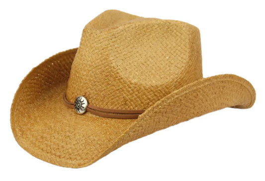 Wild West Classic Straw Shapeable Cowboy Hat