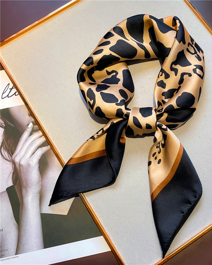 New Leopard Print Women’s Square Scarf