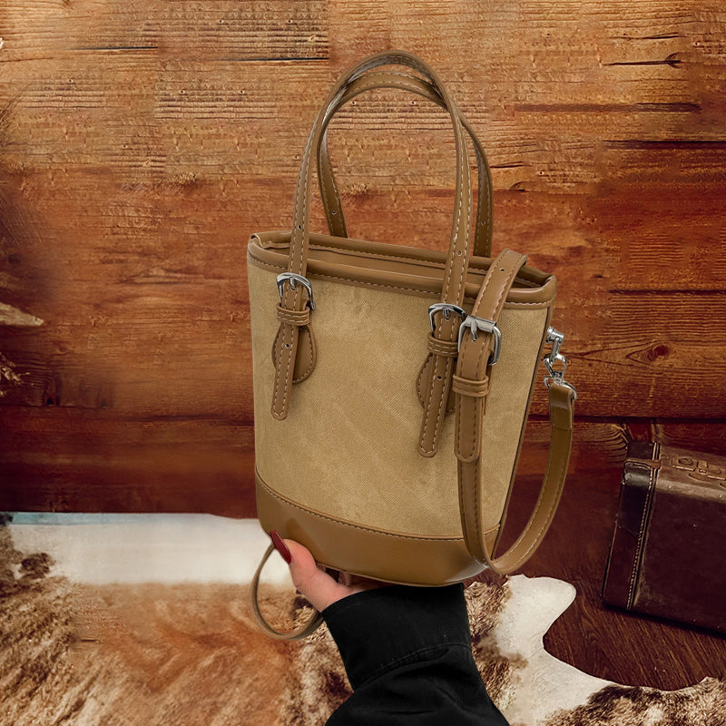 Fashion Minimal Portable Bucket Bag