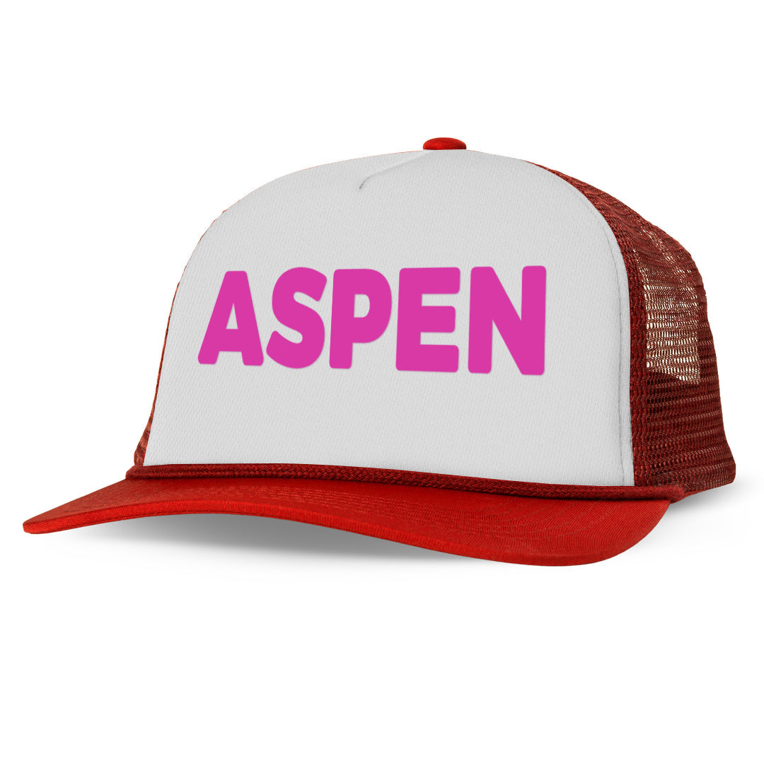 ASPEN Letter Printed Trucker Hat