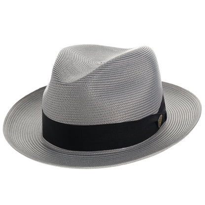 Classic Khaki Straw Fedora Hat