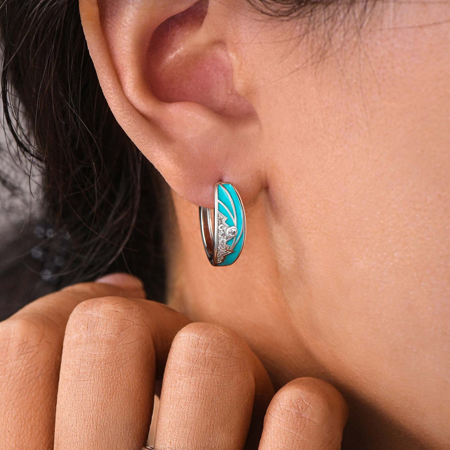 Cerulean Summit Earrings