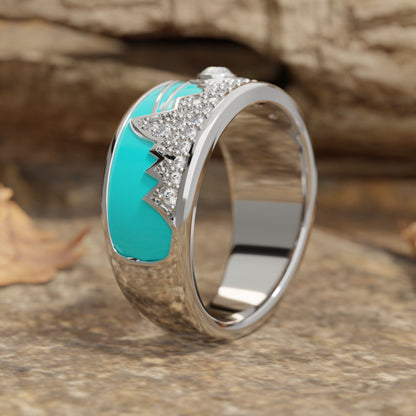 Cerulean Summit Ring