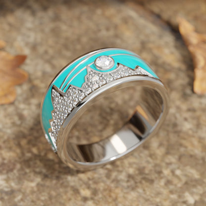 Cerulean Summit Ring