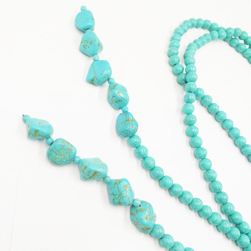 Vintage Turquoise Beaded Necklace