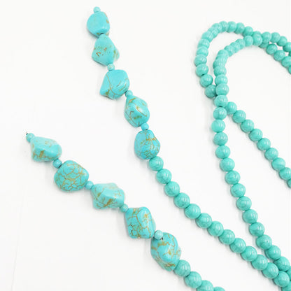 Vintage Turquoise Beaded Necklace