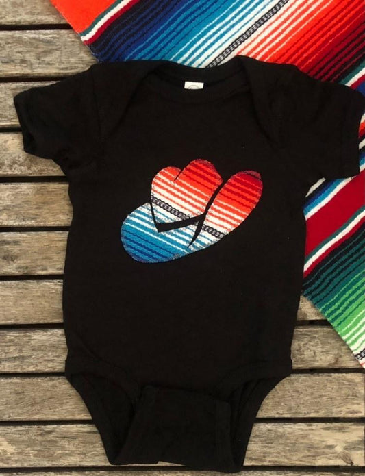 Onesie Bodysuit with Serape Hat