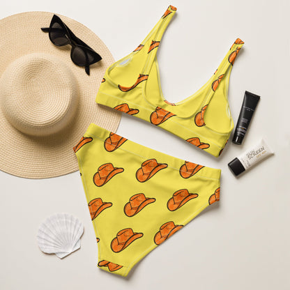 Yeehaw Orange Hat Bikini