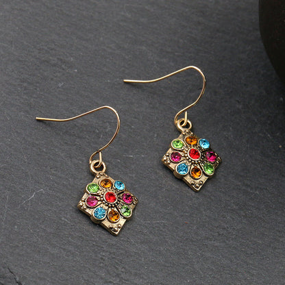 Women's Bohemian Tribal Hollow Earrings