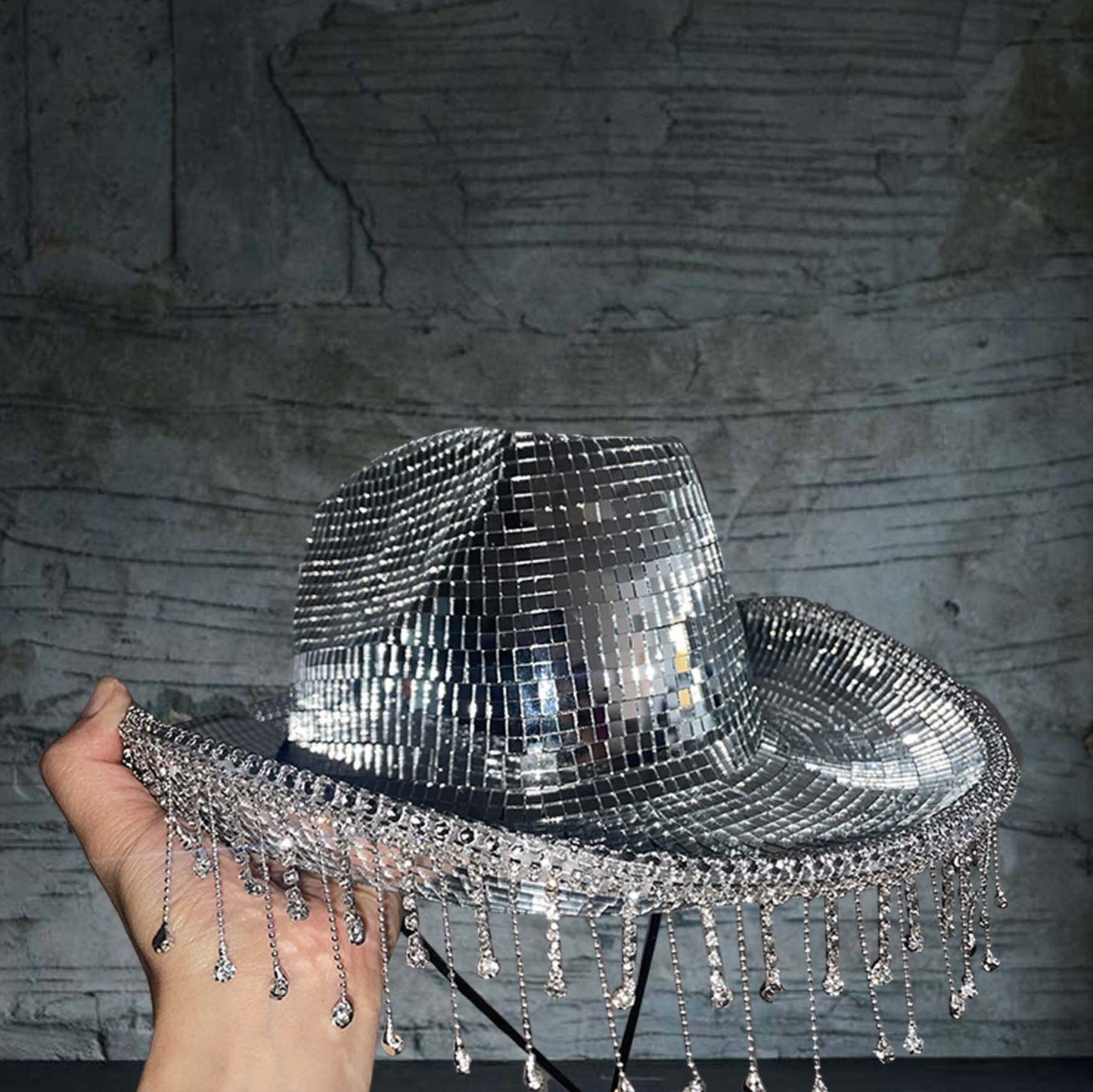 Disco Ball Cowgirl/Cowboy Hat [Buy 2 get free shipping&Box packing]