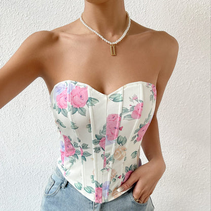 Jessamine Corset Crop Top