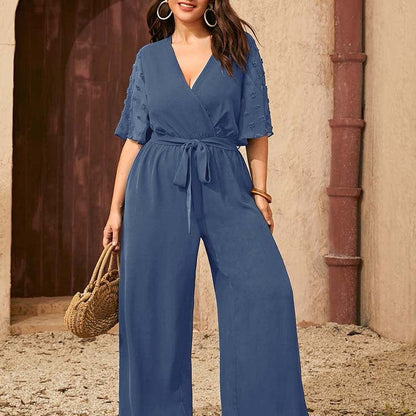 Plus Size Daffodil Boho Jumpsuit