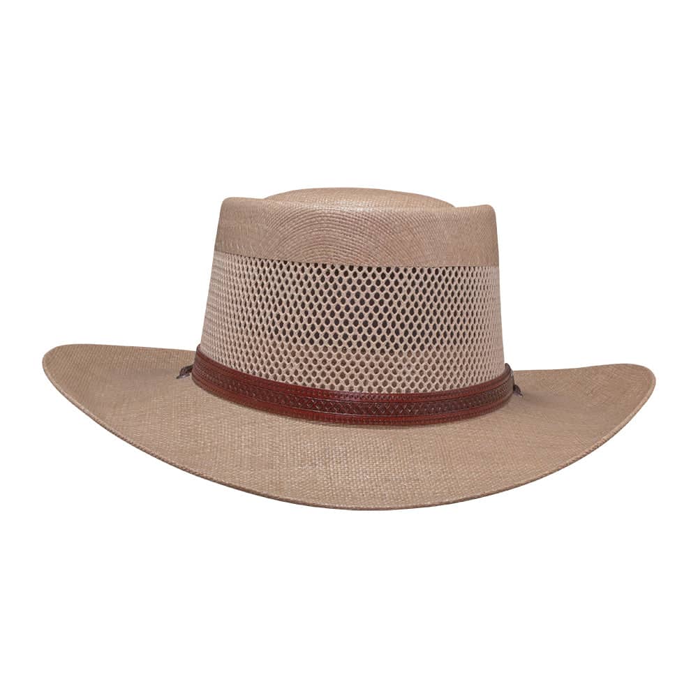 Madrid | Mens Wide Brim Straw Gambler Hat