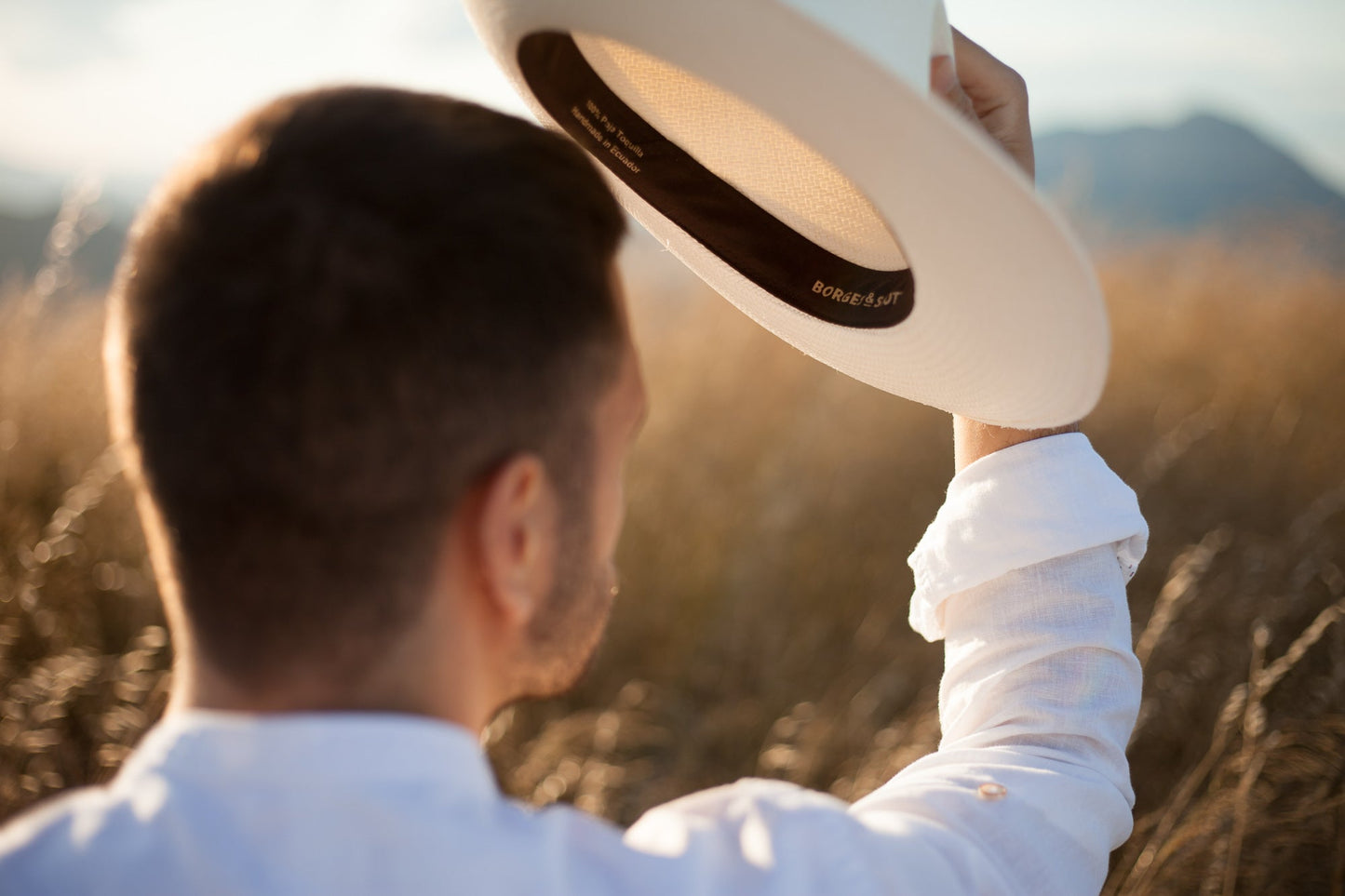 The Safari - Wide Brim Teardrop Panama Hat - Harder Wearing-FREE SHIPPING