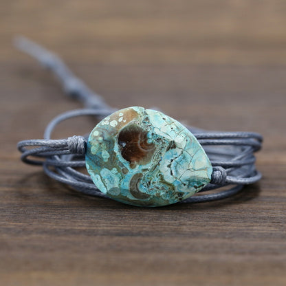 Unisex Vintage Ocean Stone Bohemian Bracelet