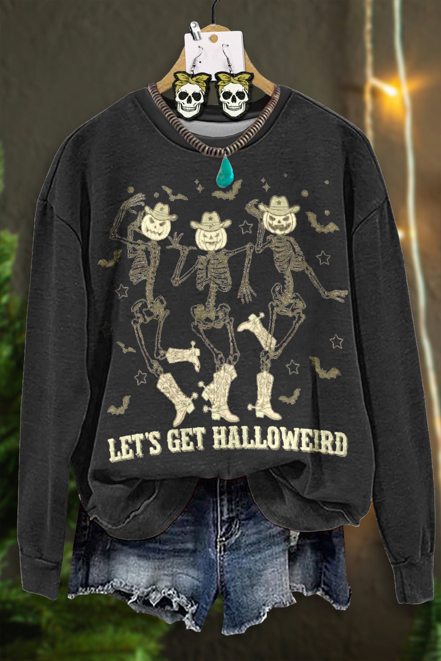 Halloween Let's Get Halloweird Sweatshirt