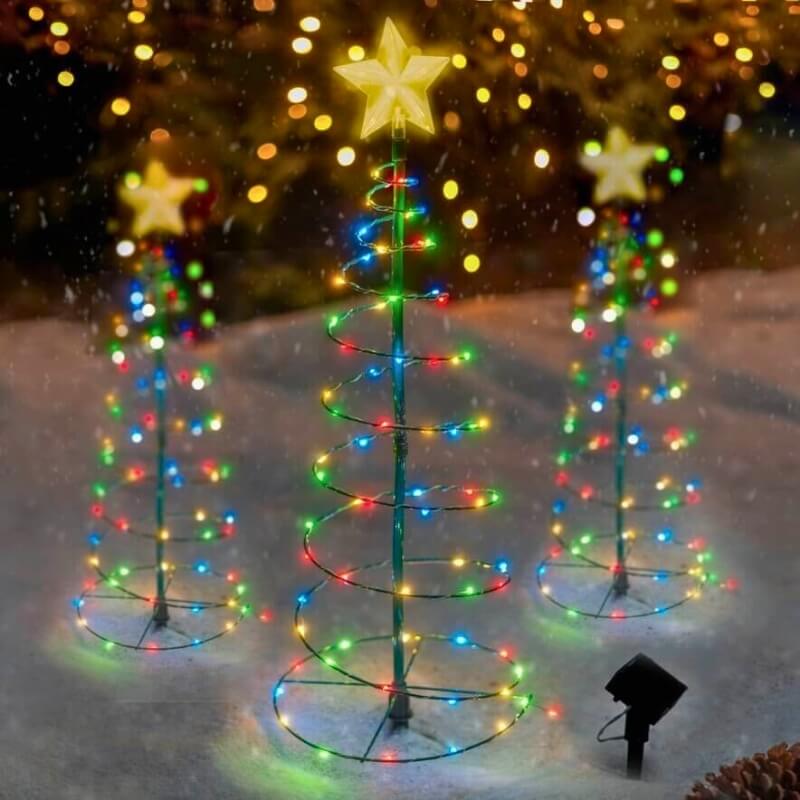 Solar LED Christmas Tree Light