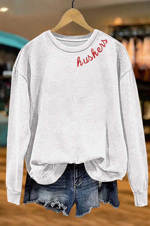 Huskers Gameday Print Sweatshirt