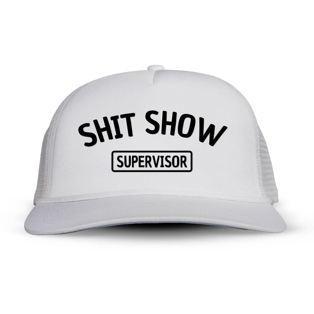 Shit Show Supervisor Printed Trucker Hat