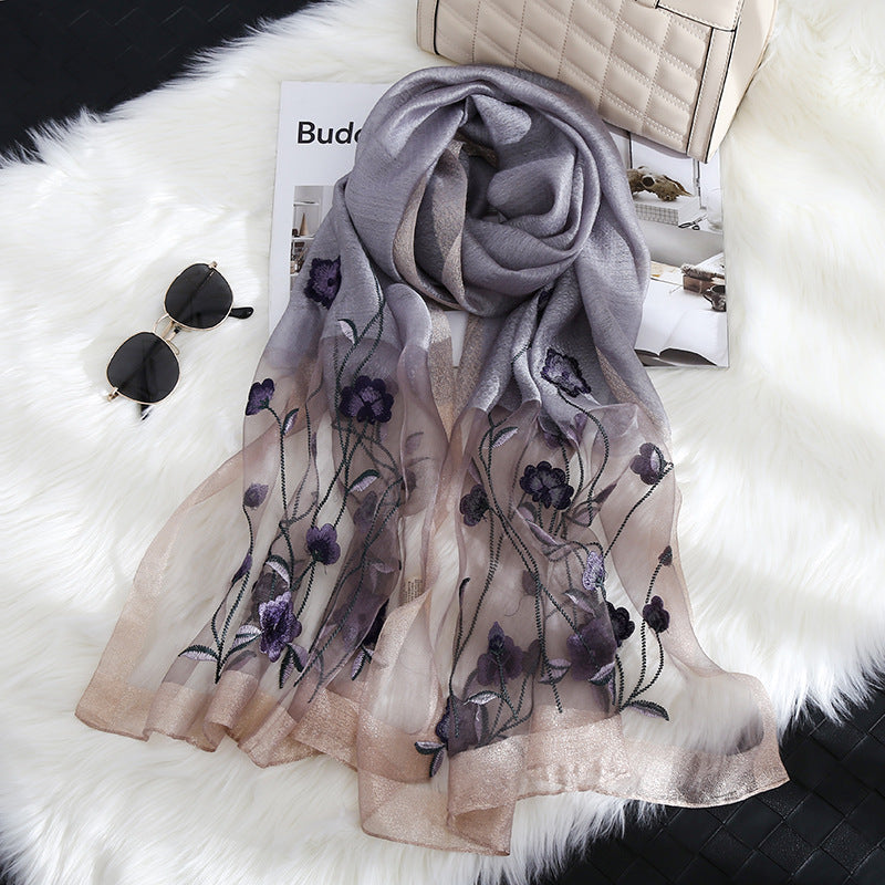 Casual Fashion Floral Decorative Scarf