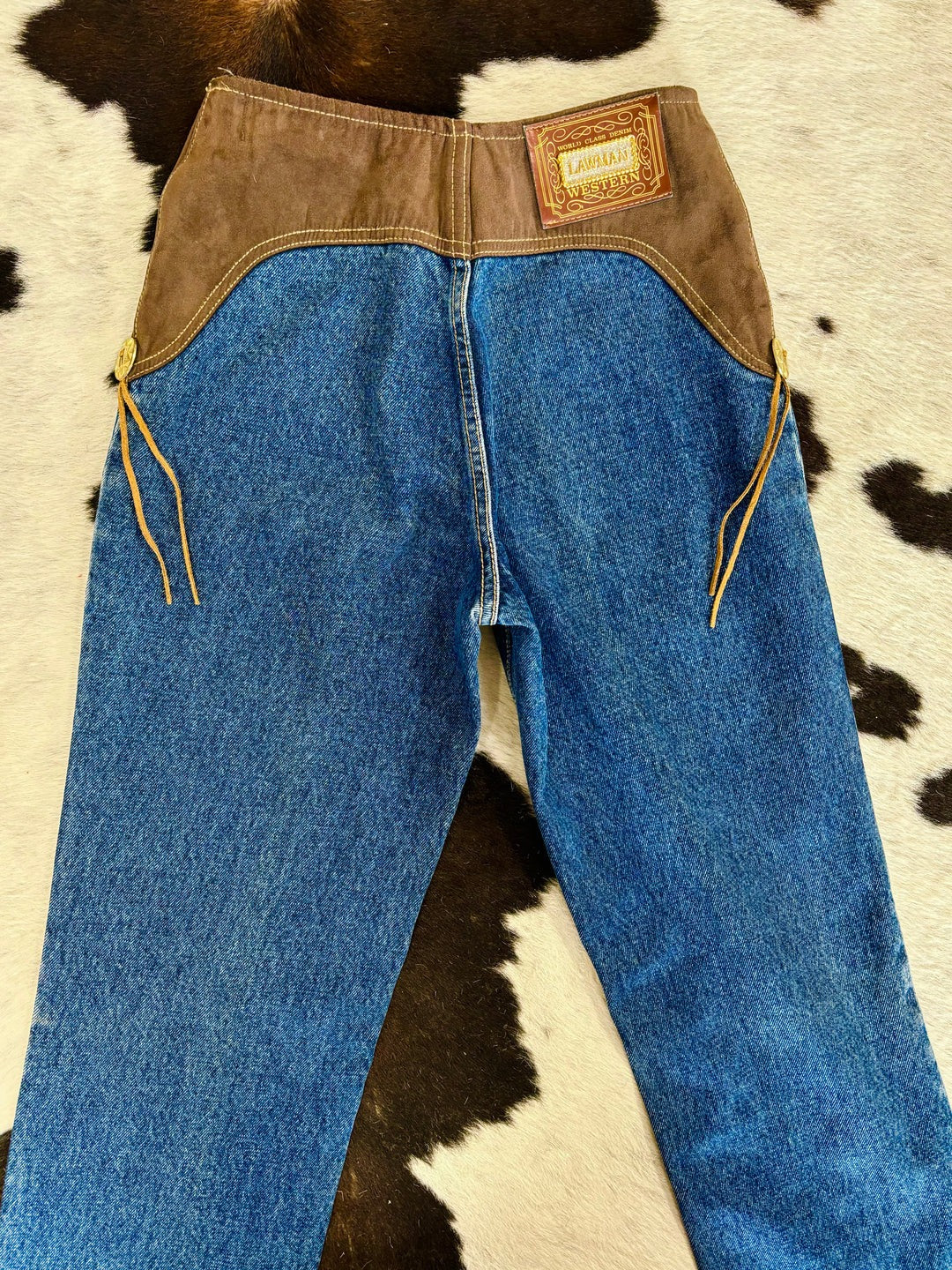 WESTERN VINTAGE DENIM JEANS