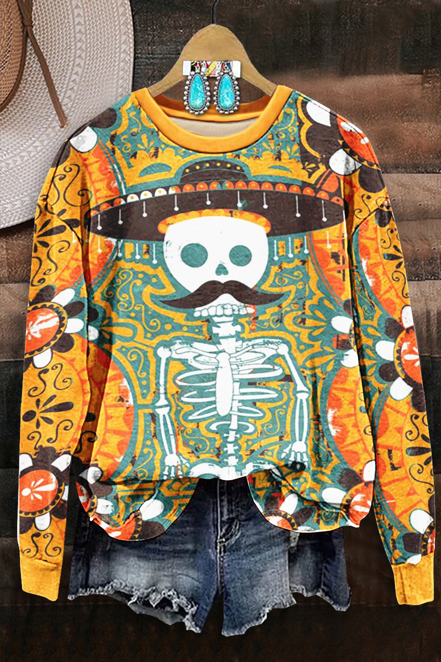 Halloween Day of the Dead Sweatshirt