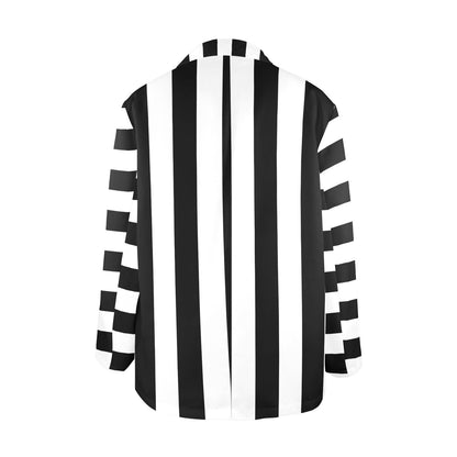 BeetleJuice Prison Stripe Blazer Women's