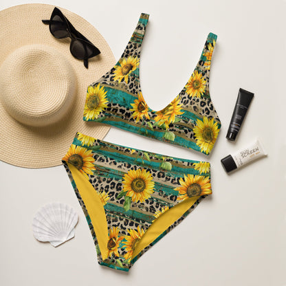 Yeehaw Leopard & Sunflower Bikini