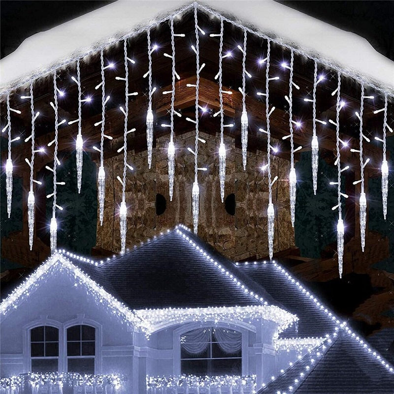 Christmas LED Curtain Icicle Lights