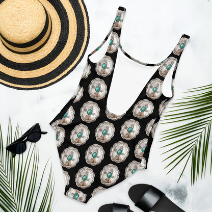 Yeehaw Concho Crazy One-Piece Swimsuit