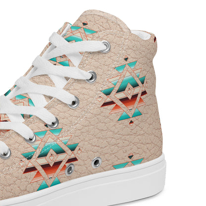 Rodeo Aztec Women__ high top canvas shoes