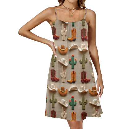 Cactus & Boots Summer Sundress