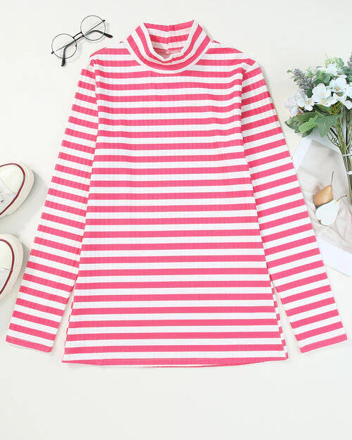 Striped Casual Slim Long-sleeved Sweater