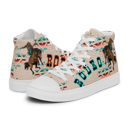 Rodeo Aztec Women__ high top canvas shoes